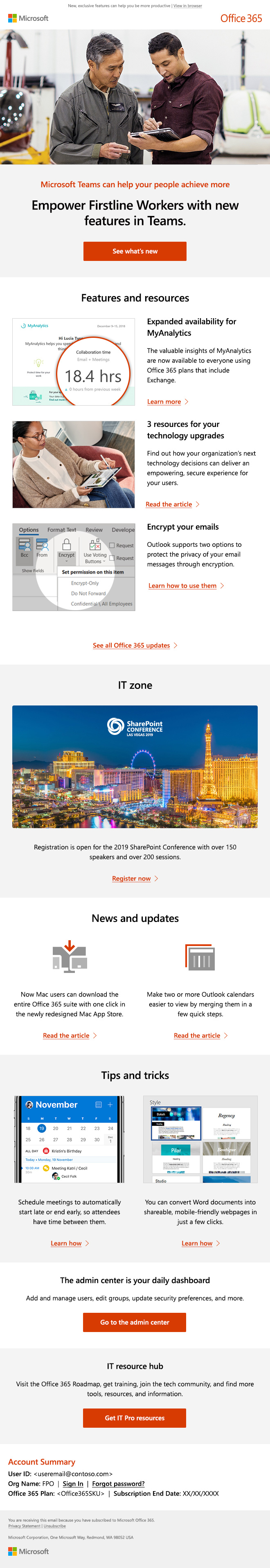 O365 March 2019